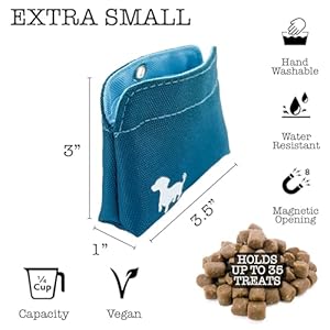   Pocket-Sized-Dog-Treat-Pouch-Treat-Pouches-for-Pet-Training-Dog-Treat-Pouch-with-Magnetic-Closure-Dog-Walking-Treat-Bag-for-Dog-Training-Turquoise