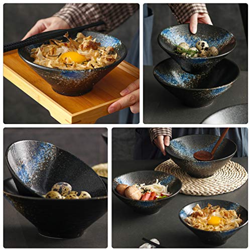 Tigela de cerâmica japonesa Yarnow para sopa de macarrão 700 ml
