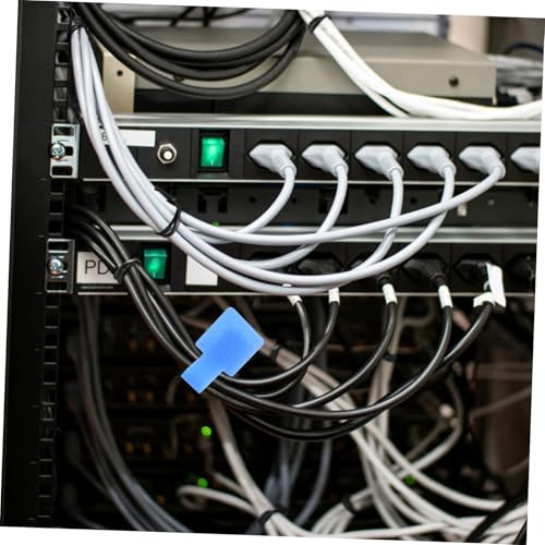 TEHAUX 50pcs Organizador de Gestión de Cables Autoadhesivo con Correas Ajustables para Sujeción Fácil y Duradera de Cables en Escritorio y Electrodomésticos miniatura 7