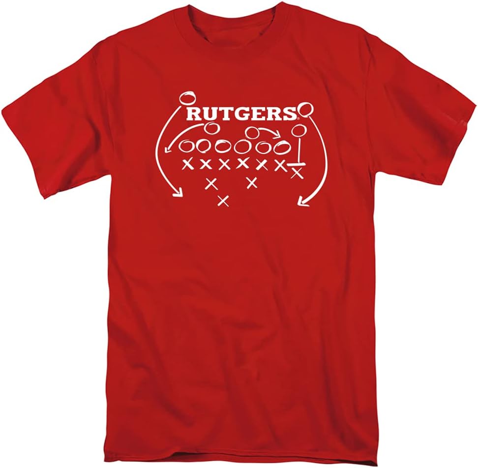 Rutgers University Official Football Play Unisex Adult T Shirt