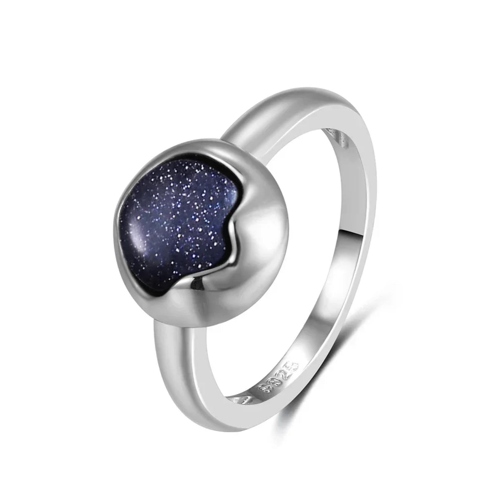 Ring Ringe Damen Bijouterie Herren Vintage Ring 8Mm Tigerauge Rund Feiner Schmuck Party Geburtstag Für Frau