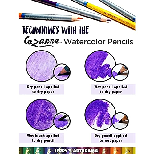 Cezanne JA-9092 Watercolor Pencils - Professional Artist Quality Soft Core Leads thumb #3