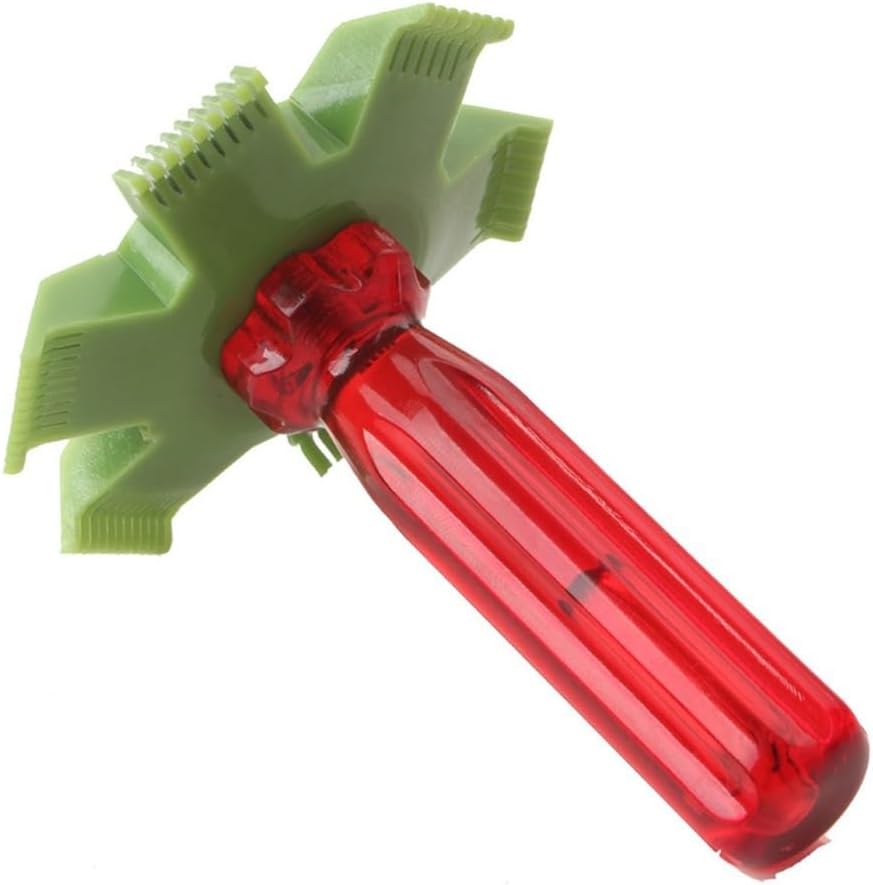 Radiator Condenser Evaporator Fin Comb, Conditioner Coil Straightener Cleaning Tool 8-15 FPI, Rubber Handle HVAC Repair