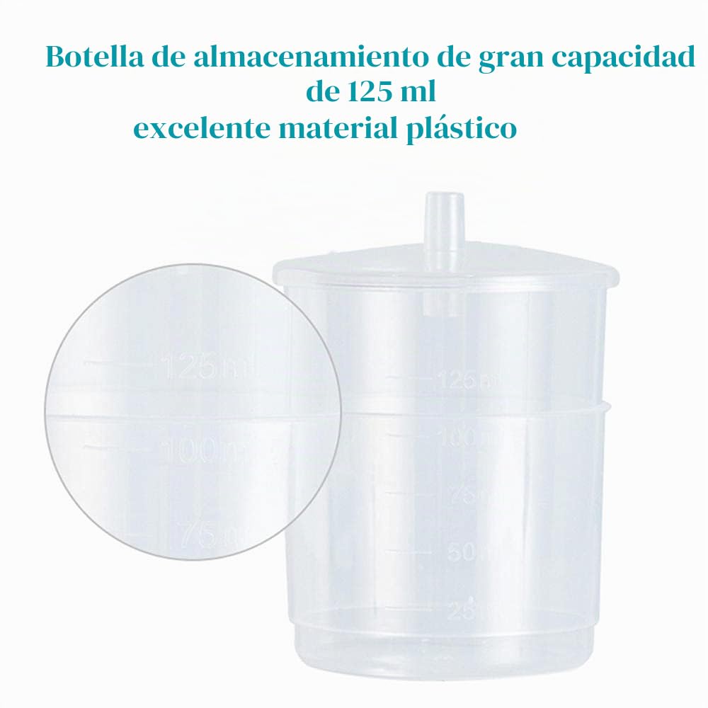 Bomba de succión de esputo manual 125 ml con 20 catéteres blandos, aspirador de máquina de la secreción de mucosidad de flema portátil para ancianos y niños