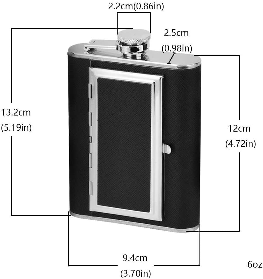 Flasque de poche anti-fuite en acier inoxydable pour transporter votre alcool