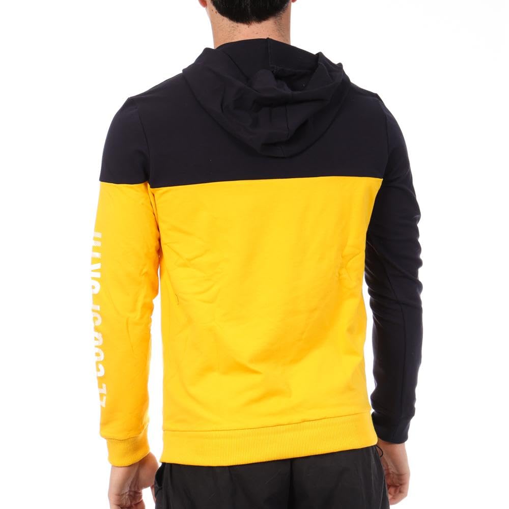 Le Coq Sportif Felpa Marina/Giallo Uomo Captain