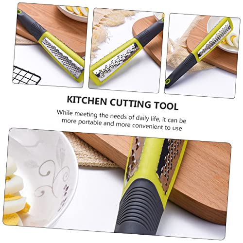 Rallador manual plano para queso y vegetales multicolor miniatura 3