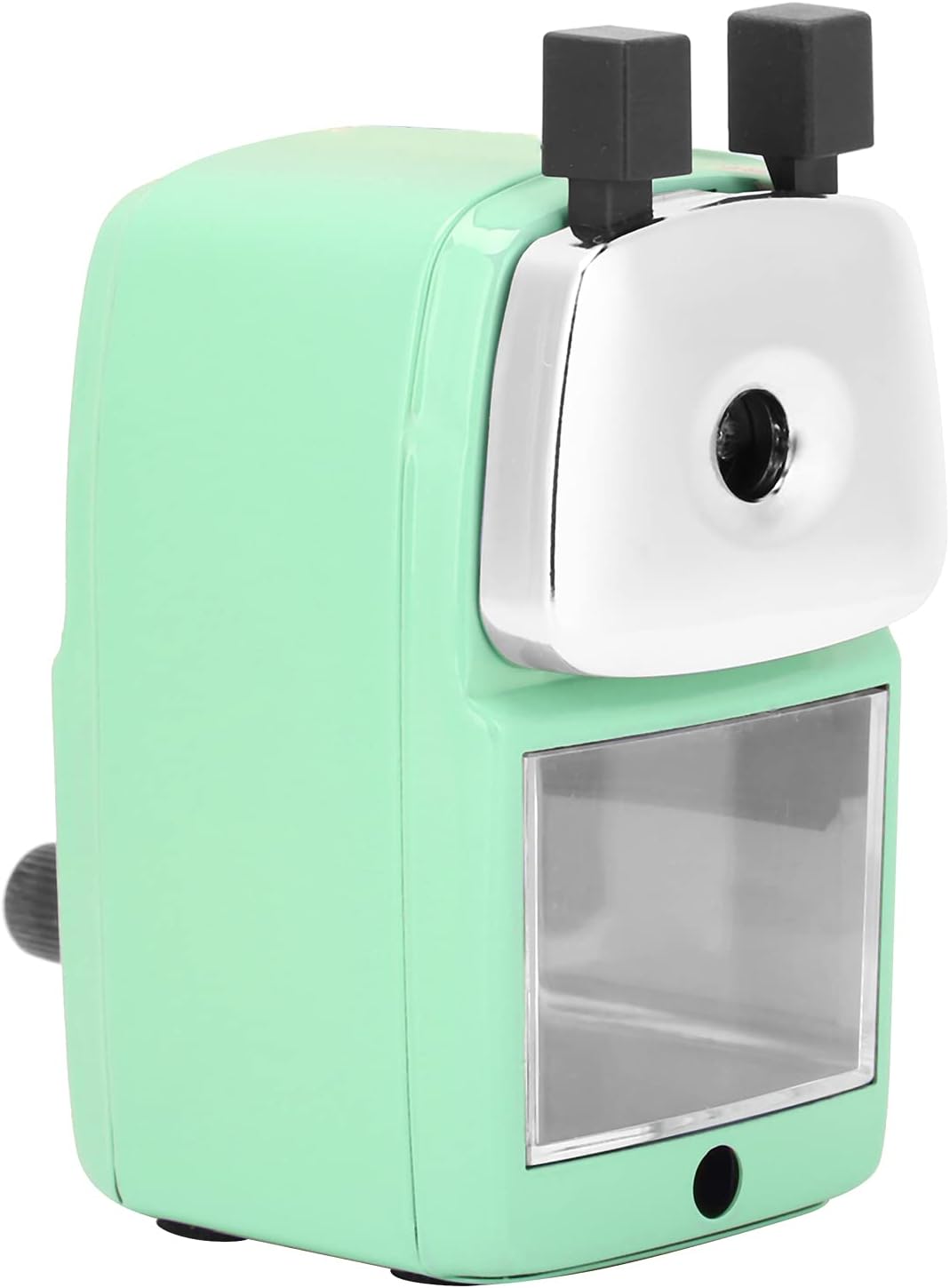 Desktop Pencil Sharpener for Standard and Jumbo Pencils Spiral Cutter core is Durable for Round