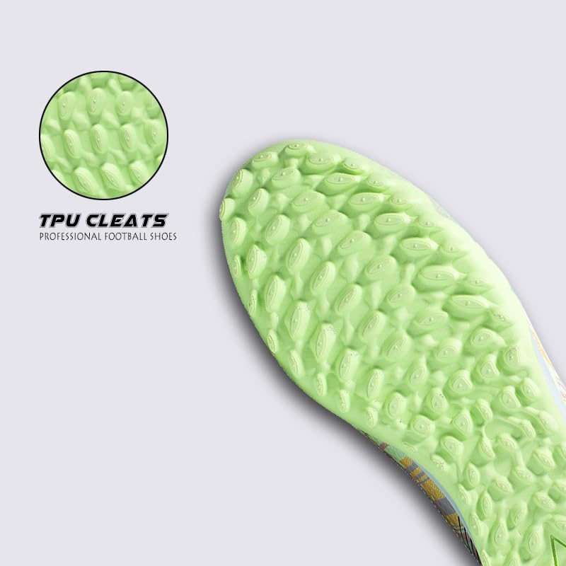 NPVOK Soccer Cleats Men's Soccer Shoes Boys' Soccer Shoes Fg/ag Spikes Outdoor Professional Football Shoes Indoor Training Turf Soccer Shoe Unisex