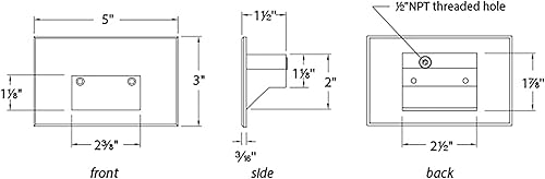 Miniatura 10 de Iluminación de paisaje WAC, LEDme 120V LED horizontal para interiores y exteriores, luz ámbar de 1800 K LED en bronce