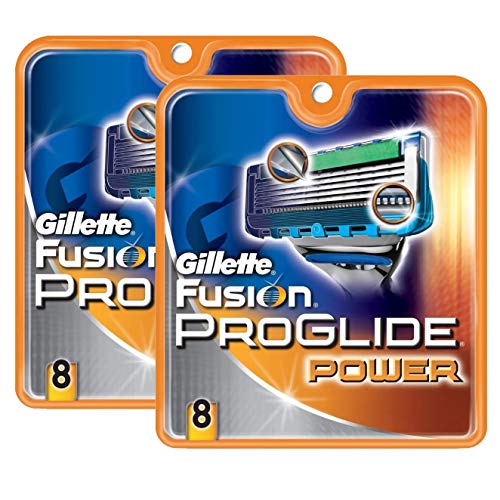 Gillette Fusion Proglide Power Razor Blades Refill Cartridges, 16 Count (Packaging May Vary)