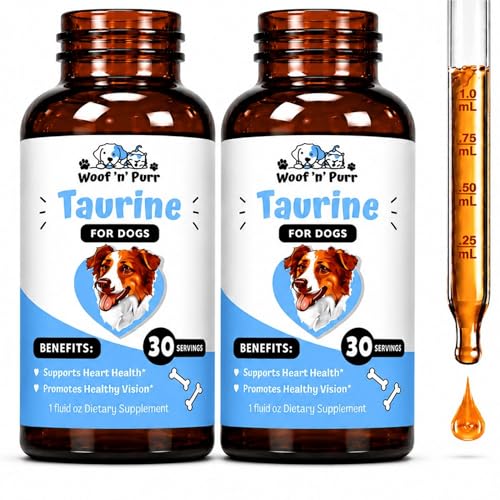 Taurine for Dogs - Taurine Supplement for Dogs - Supports Healthy Vision Heart Immune System & Much More - Dog Heart Supplements - Dog Heart Health - Bacon Flavor (2)