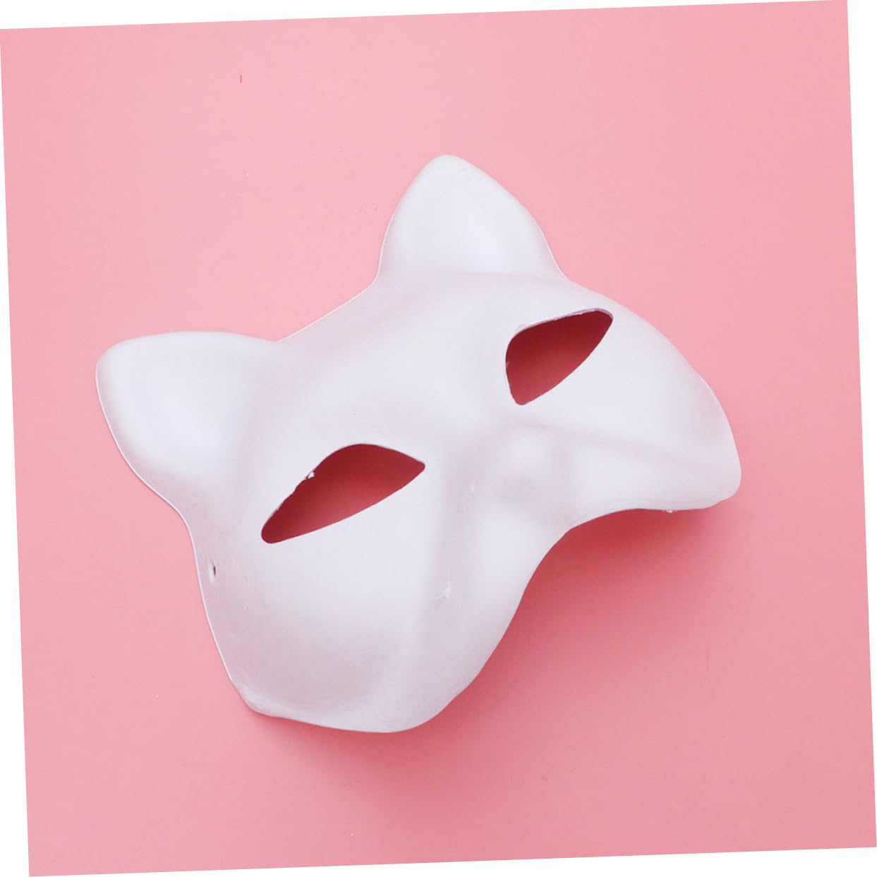 12 Piezas Máscaras de Papel Pulpa para Pintar Mano Máscaras DIY para Disfraz Halloween Accesorios para Fiestas Carnaval y Cosplay de Animales