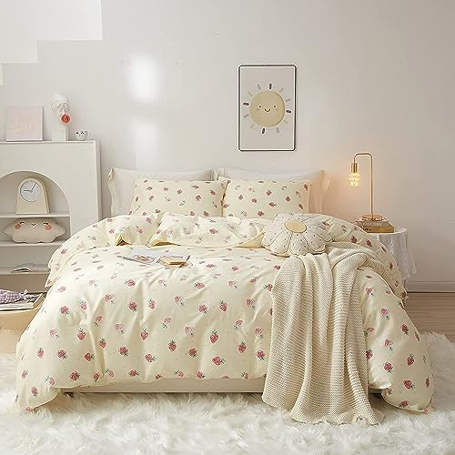Housse de couette Twin XL en coton doux LifeTB avec 2 taies - 3