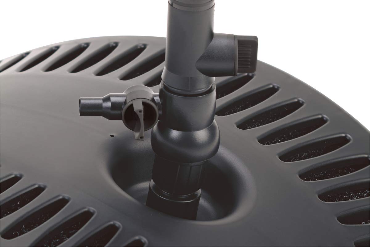 Pontec 50748 PondoRell 3000 - Kompaktes Unterwasserfilter-Set Mit UVC-Technik / Einsatz Als Teichfilter, Wasserspielpumpe, Brunnenpumpe, Filterpumpe, Schwarz