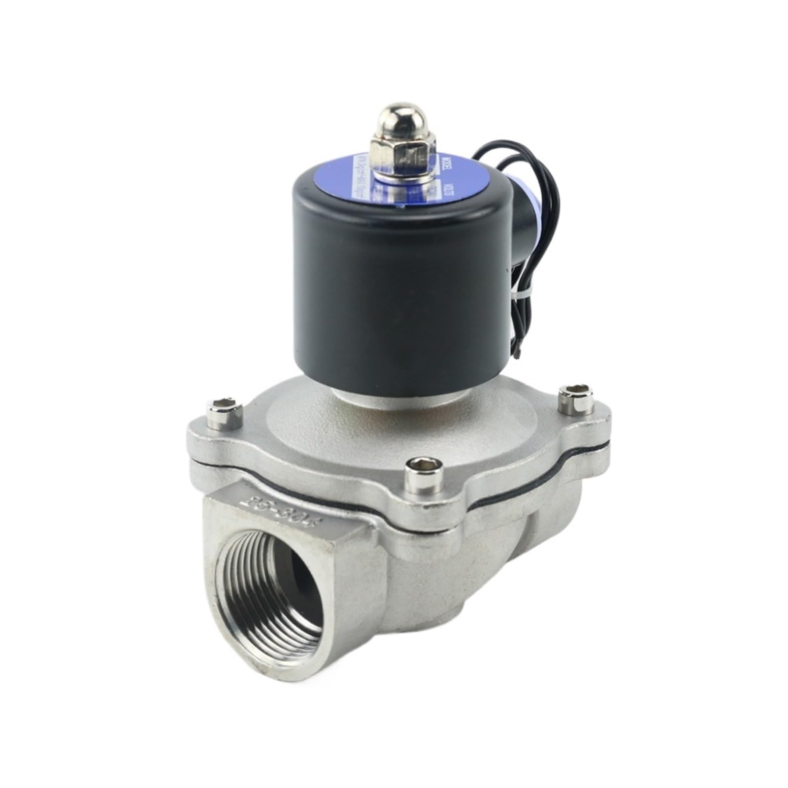 Iusezromar Dn15 Dn20 Dn25 1/2" 3/4" 1" Normally Closed Stainless Steel Solenoid Valve(,Dc12v)