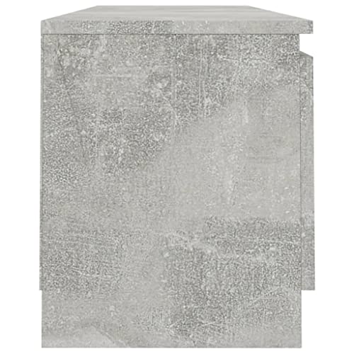 vidaXL-Mueble-de-TV-de-Aglomerado-Mobiliario-Soporte-Centro-Multimedia-Accesorios-Diseno-Moderno-Practico-Duradero-Blanco-Roble-Sonoma-120x30x355cm