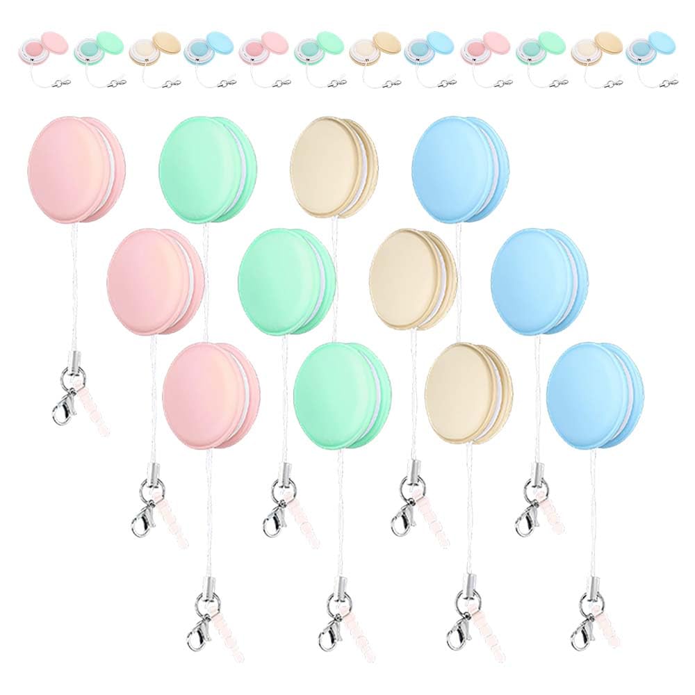 Macaron - Limpiador de pantalla de teléfono, 2026, herramienta portátil de limpieza de pantalla de teléfono celular, limpiador de lentes multifuncional para viajes de oficina (12 unidades)