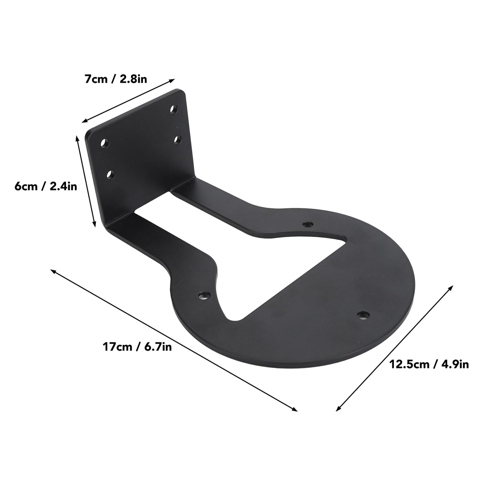 Annadue Lautsprecher Wandhalterung, Stabile Metallhalterung für Beosound 2, Verdecktes Design, Platzsparend mit Einfacher Installation