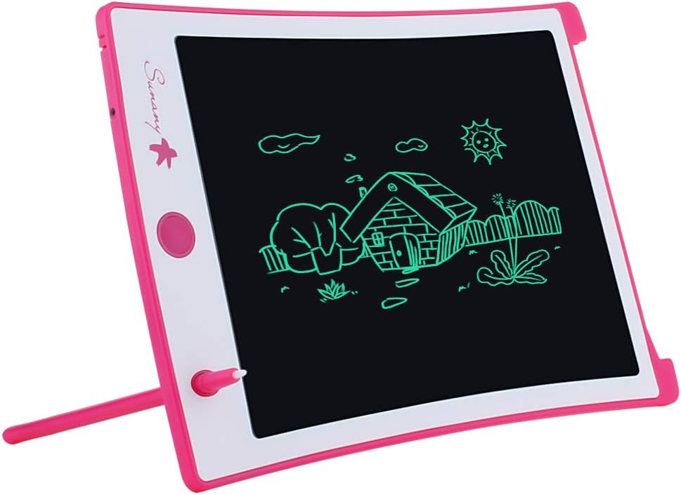 LCD Writing Tablet,8.5-inch Electronic Drawing Board and Doodle Board The Toys Gifts for Kids at Home and School (Pink)