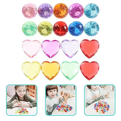 ERINGOGO 200 Unidades materiais para fazer arte crianças pedras preciosas adesivos joias decoração d