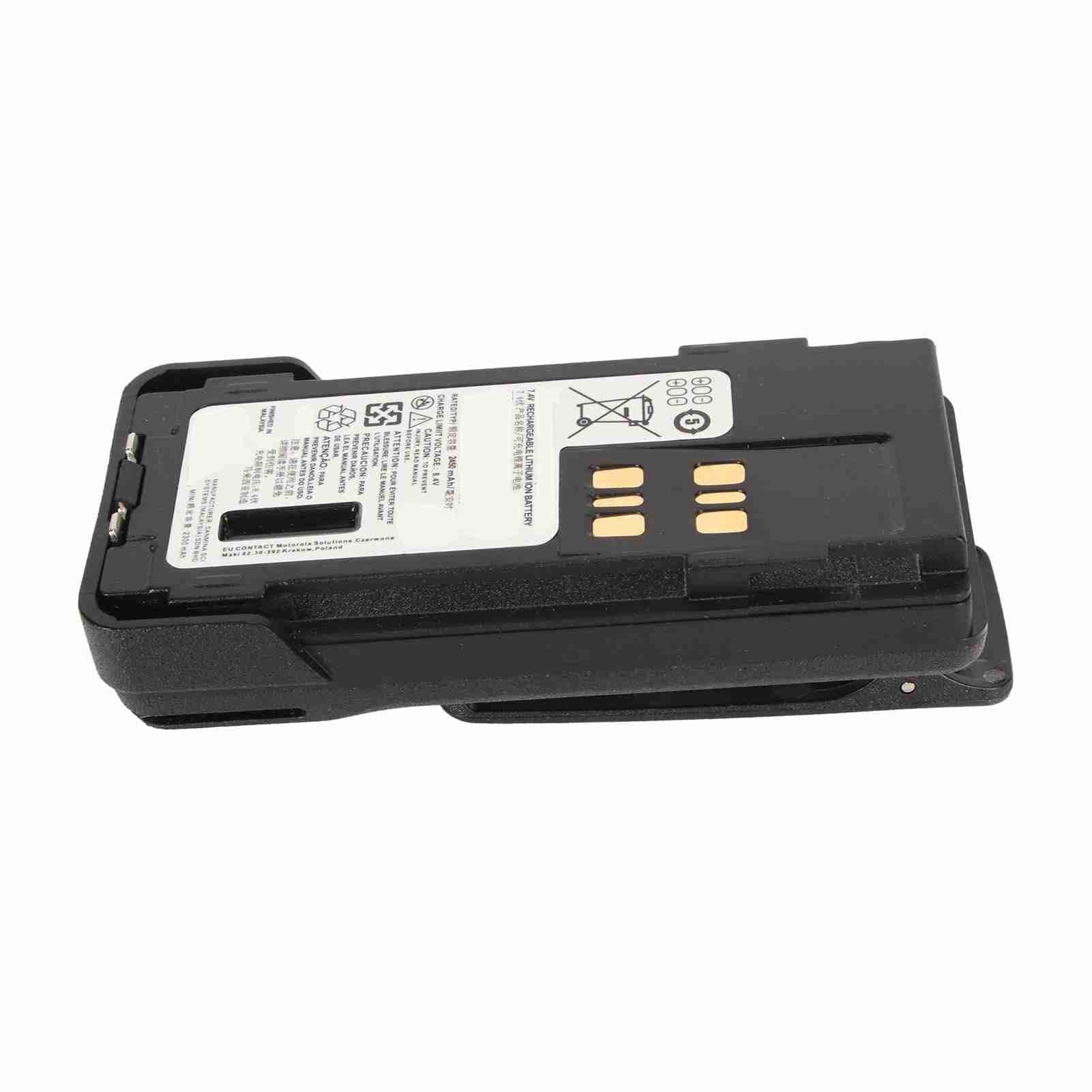 7.4V 2450mAh Talkie-walkie Rechargeable Lithium ION Batterie Remplacement pour DP4400 DP4400e DP4600 DP4600e DP4800 DP4800e