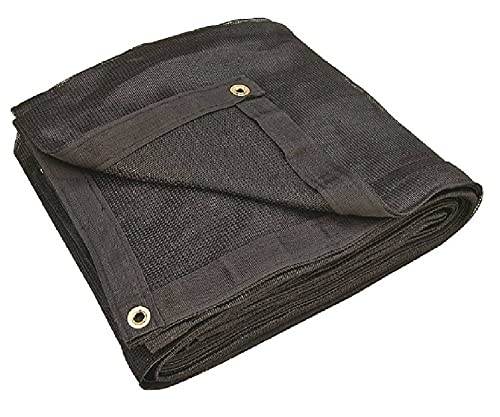 MINTCRAFT 746B HD Mesh Tarp, 8x16-Feet, Black