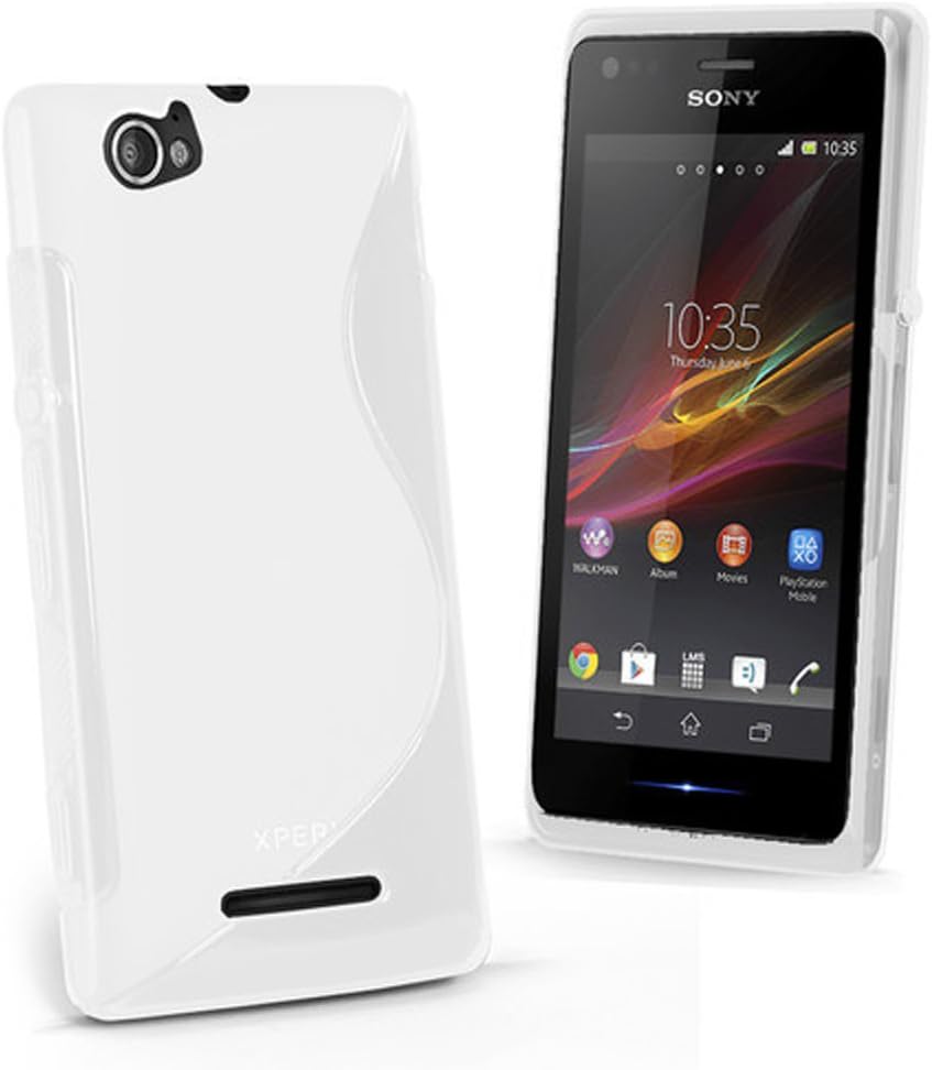 Flip Case for Sony Xperia M C1904/C1905 in Imitation Leather