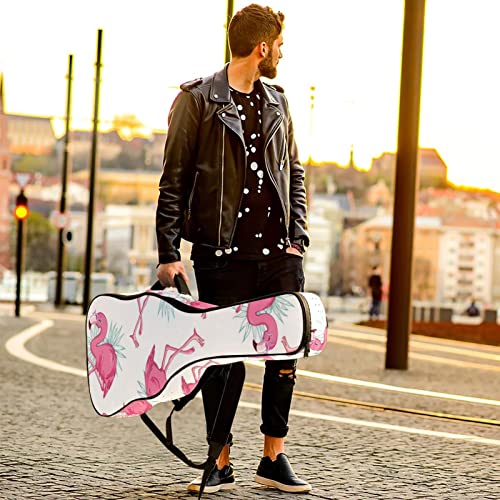 Fish Circle Étui rembourré pour guitare classique acoustique, Multicolore 02, 42.9×16.9×4.7 in, Organiseur de sac - Les Beatles, Paul McCartney, John Lennon, RIngo Starr, George Harrison Fish Circle Étui rembourré pour guitare classique acoustique, Multicolore 02, 42.9x16.9x4.7 in, Organiseur de sac – Image 7