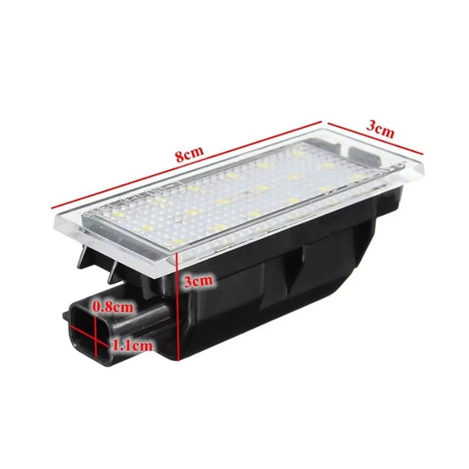 Luci Targa Per Smart Fortwo 453 Forfour 2014 4416659 4422473 Xenon LED Bianco Targa Luce Lampada 1 Paio