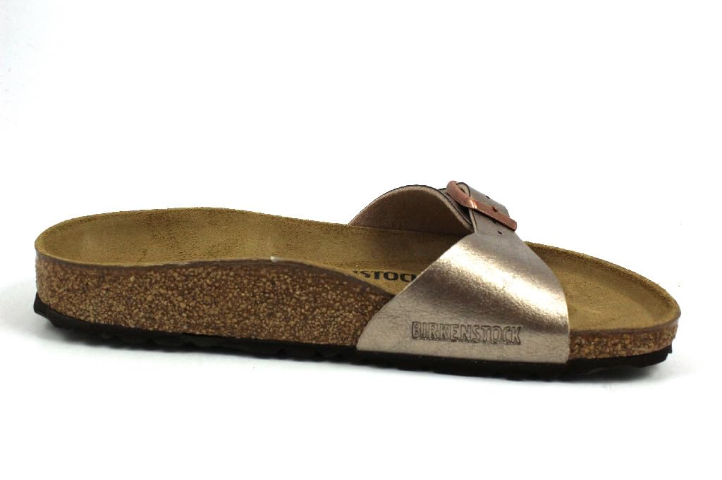 Birkenstock Damen Madrid Graceful Taupe, Birko Flor FLIP Flops