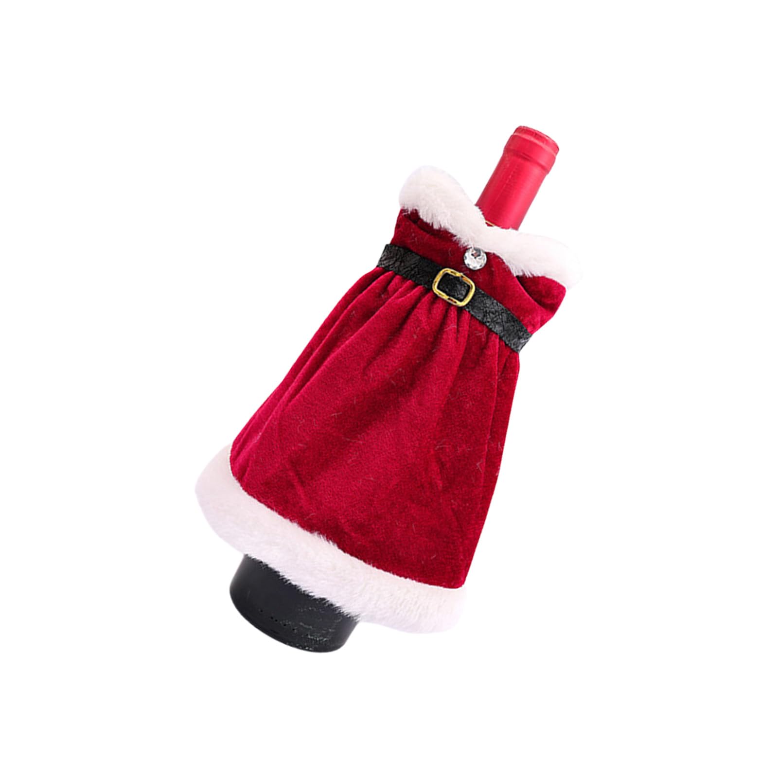 carotoe Efficient Holiday Bottle Dress Protectors User Friendly Fabric Storage Pouches for Seasonal Collectibles Fabric Holiday Ornament Protectors