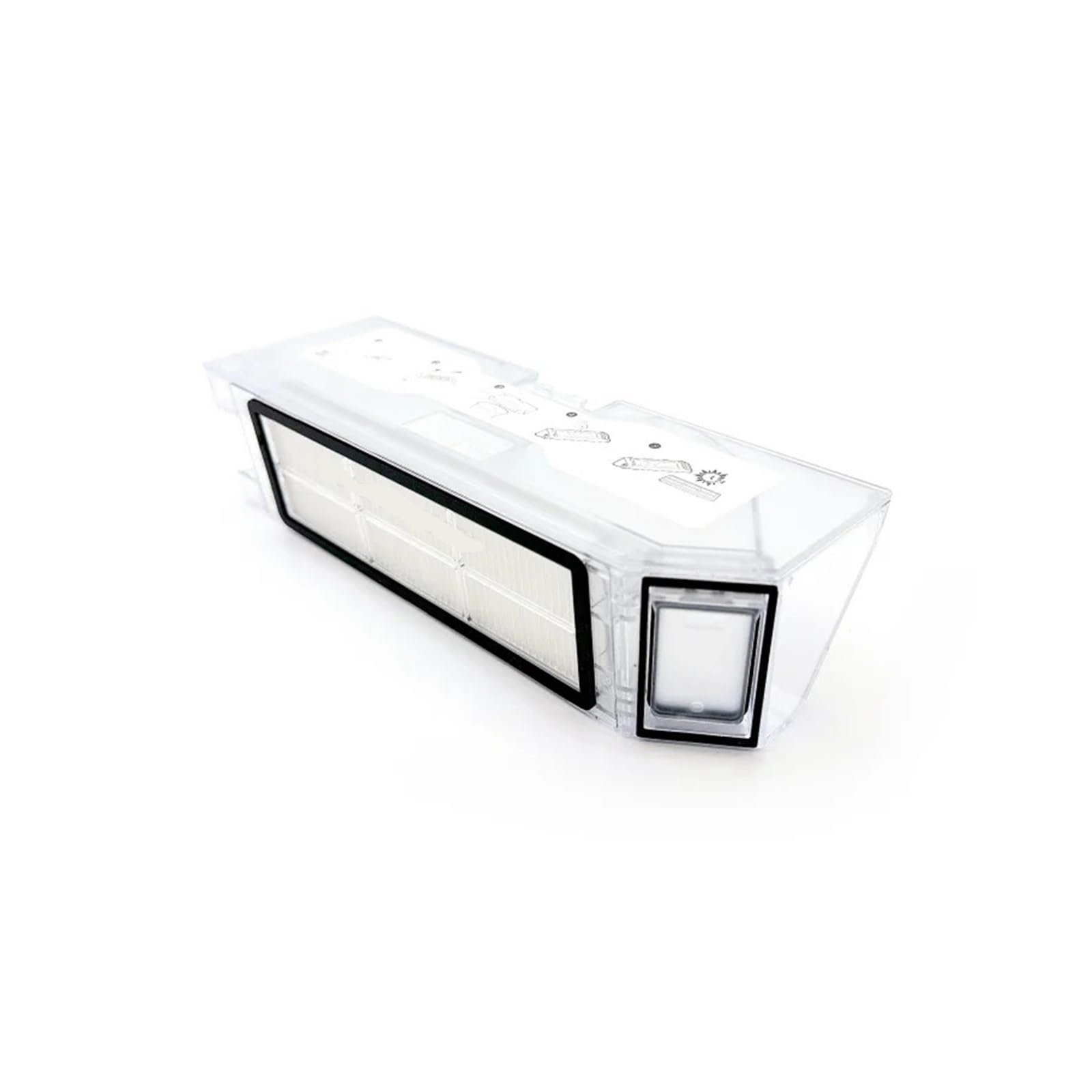 VRYBCNDHFT Dust Box Accessories, Compatible For Robrocok，Qrevo P10 Robot Vacuum Cleaner DustBin Dirt Collection Spare Parts
