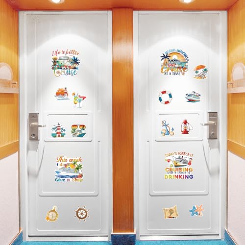 17 imanes decorativos magnéticos para puertas de crucero miniatura 5