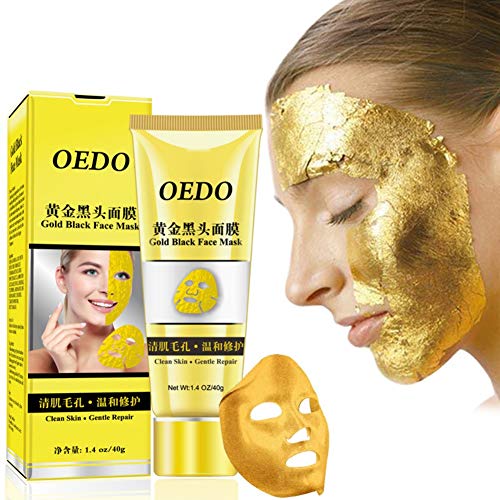 Allbesta Gold Maske Blackhead Peel Off Gesichtsmaske Mitesser Mitesserentferner Anti-Aging Facial Pores Cleaner Skin Firming