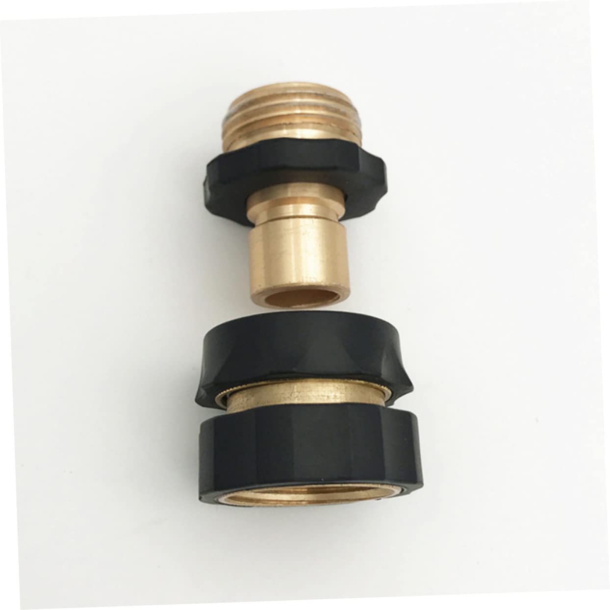 Toddmomy Kit de conectores de manguera de jardín, adaptador de conexión rápida para grifo, resistente (2 pares)