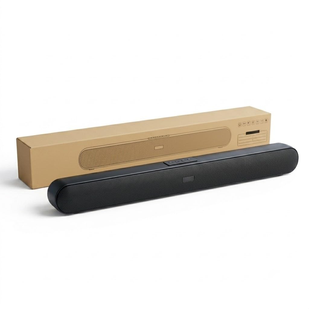 Drumstone (UNbox an Experience, with 5 Years of Warranty Wireless Soundbar for TV and Mobile | Rechargeable Portable Speaker for Home, Room & Outdoor | Powerful 12W Cinematic Audio, AUX & USB Support-image-7