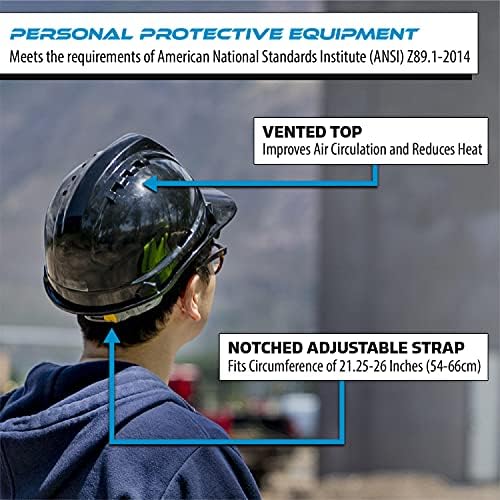 AMSTON Safety Hard Hat, Head Protection 