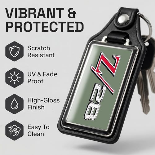 Image of Brotherhood Car Key Chain for Camaro - Classic Models Keychain for Men and Women Gift Key Ring - -