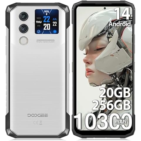 DOOGEE Blade10 MAX Rugged Smartphone with Dual Displays Cover