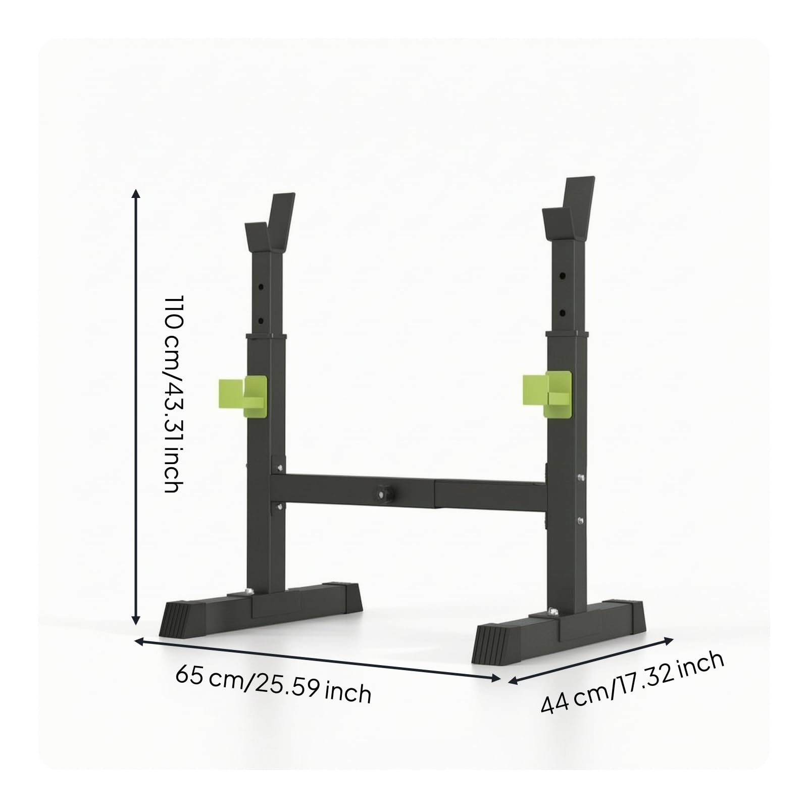 Gralara table Robusto Rack Sentadillas Antislizan para portistas