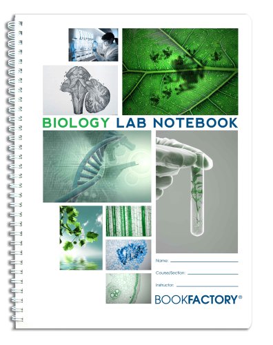 Cahier de labo autocopiant biologie 25 ensembles de pages grille scientifique reliure spirale 100p
