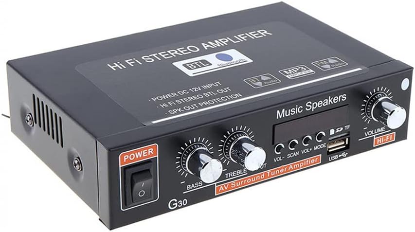 HiFi Stereo Audio Amplifier 2 x 45W Dua Wireless Bluetooth Hi-Fi Power Amplifier Mini Home Speaker Amplifier – axGear HiFi Stereo Audio Amplifier 2 x 45W Dua Wireless Bluetooth Hi-Fi Power Amplifier Mini Home Speaker Amplifier – axGear