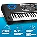 Alesis Harmony 61 Pro - 61 Key Keyboard Piano with Adjustable Touch Response, USB Midi, 580 Sounds, X/Y Performance Touchpad with DJ-Style FX