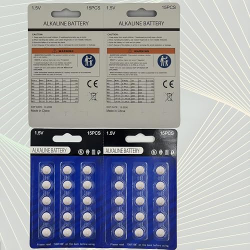 Batería botón LR1130 AG10 30 unidades alcalina 1.5V miniatura 7