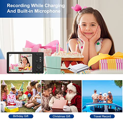 4K Digital Camera 48Mp Kids Compact Camera Autofocus 16X Digital Zoom Children Portable Camera For Boys, Girls,Beginners (With 32Gb Sd Card And 2 Batteries) #TOP5