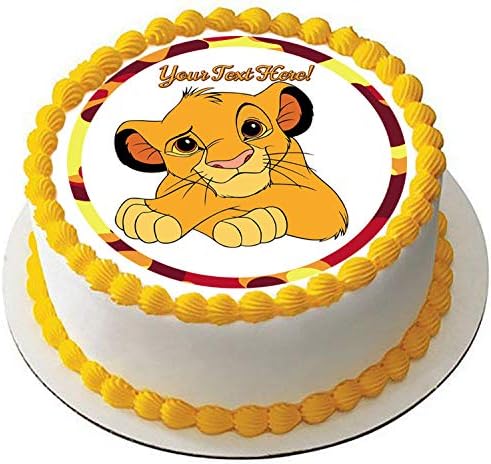 Miniatura 2 de Cute Lion - Decoración comestible para tartas - 6" redonda