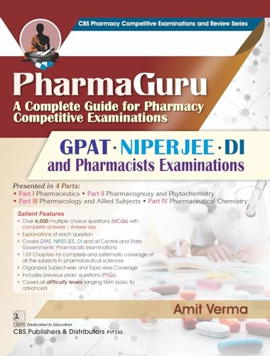 Image of PharmaGuru | A Complete Guide for Pharmacy Competitive Examinations GPAT • NIPERJEE • DI and Pharmacists Examinations (PB 2026)