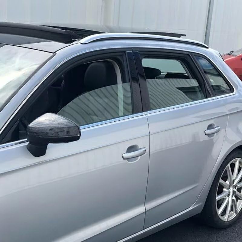 Barras de techo para Audi A3 8V Hatchback 2012-2019 de aluminio color plata 4