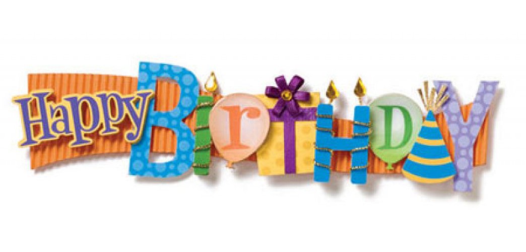 Karen Foster Stacked 2-1/2 Inch by 10 Inch Statement Stickers, Birthday